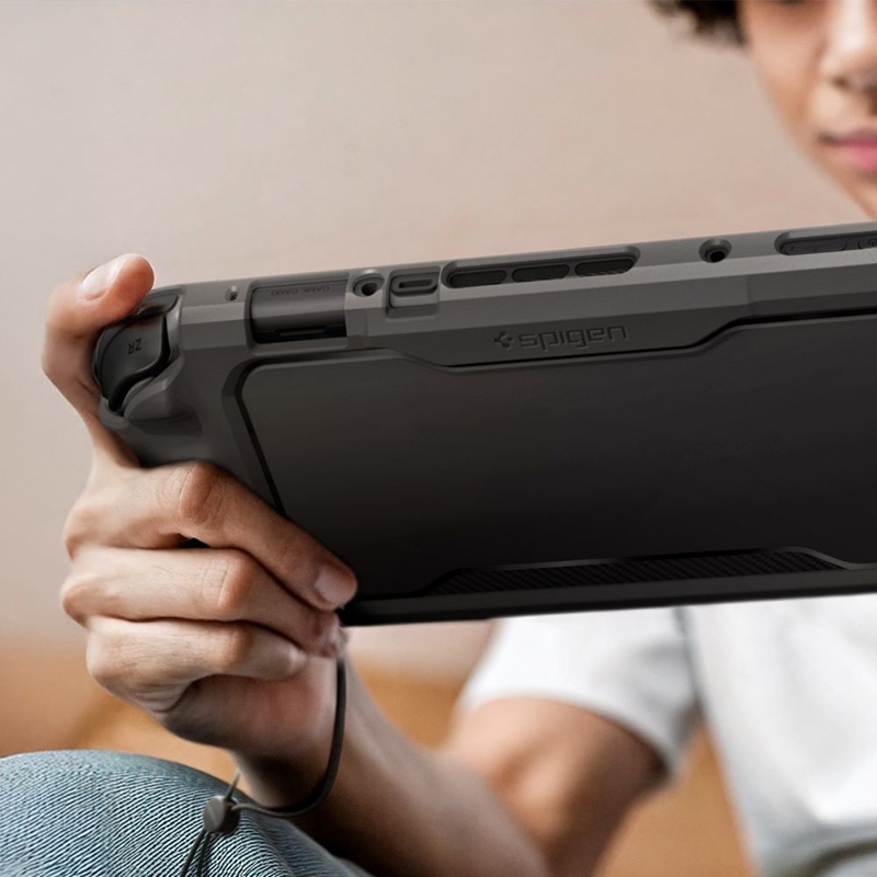 Spigen Rugged Armor - Etui do Nintendo Switch 2 (Matte Black)