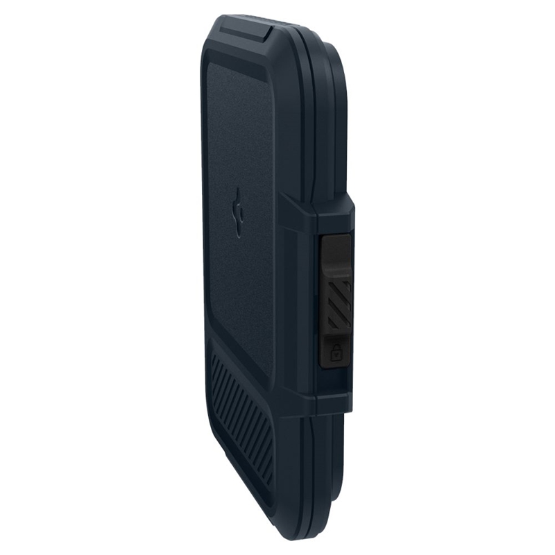 Spigen Lock Fit MagSafe - Portfel magnetyczny (Metal Slate)