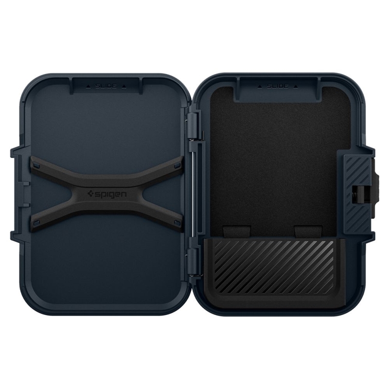 Spigen Lock Fit MagSafe - Portfel magnetyczny (Metal Slate)