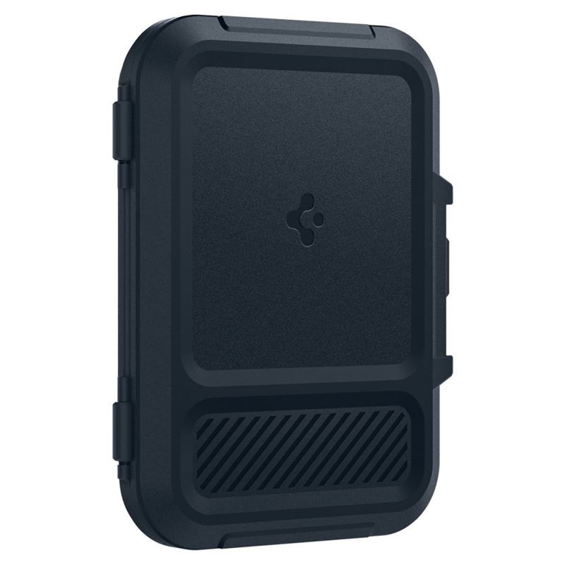 Spigen Lock Fit MagSafe - Portfel magnetyczny (Metal Slate)