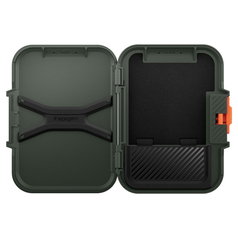 Spigen Lock Fit MagSafe - Portfel magnetyczny (Military Green)