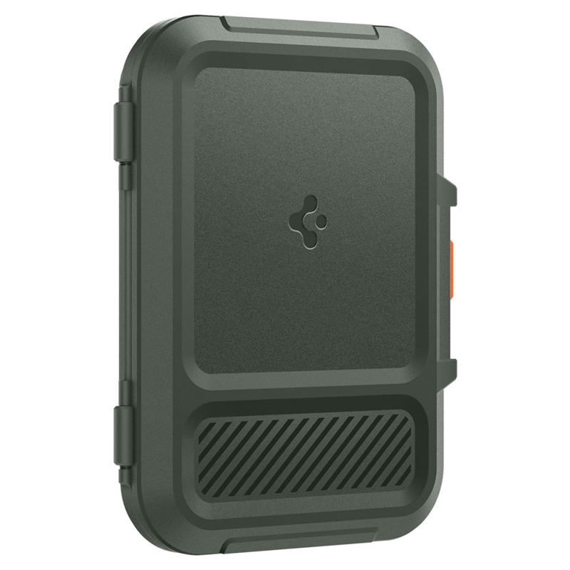Spigen Lock Fit MagSafe - Portfel magnetyczny (Military Green)