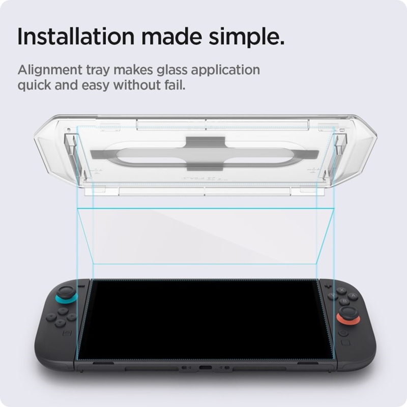 Spigen Glas.TR EZ Fit 2-Pack - Szkło hartowane do Nintendo Switch 2 (2 sztuki)