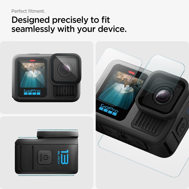 Spigen Glas.TR Slim 2-Set - Szkło hartowane do GoPro Hero 13 (2 zestawy)