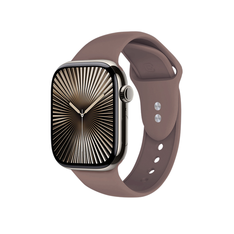 Crong Liquid - Pasek do Apple Watch 38/40/41/42 mm (brązowy)