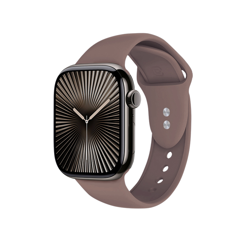 Crong Liquid - Pasek do Apple Watch 38/40/41/42 mm (brązowy)
