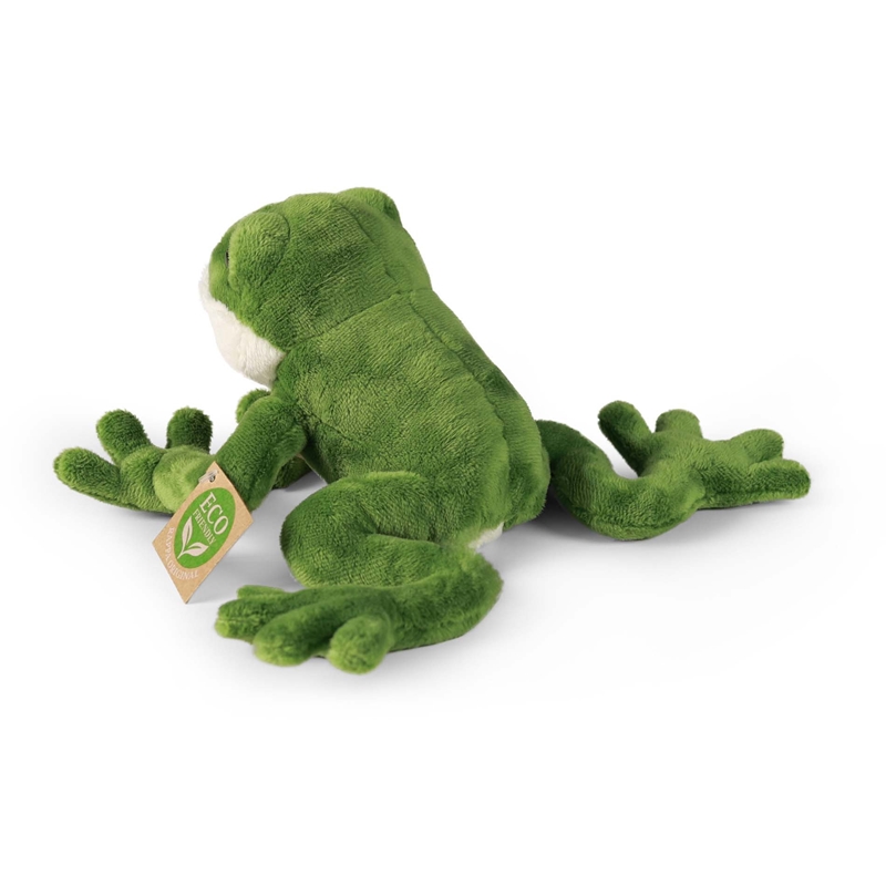 Rappa - Pluszowa realistyczna maskotka Żaba zielona 15 cm Eco-Friendly