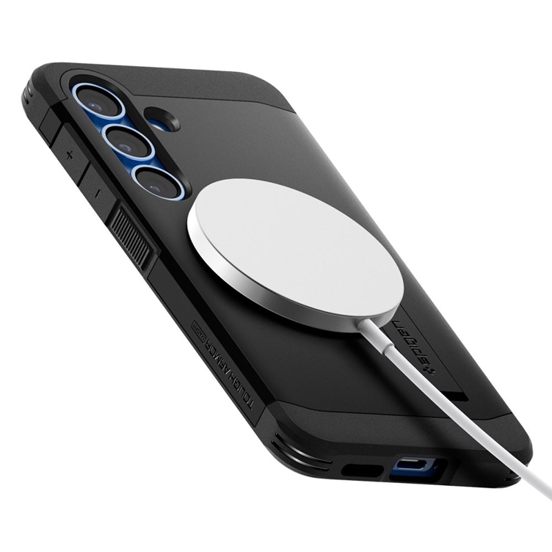 Spigen Tough Armor MagSafe - Etui do Samsung Galaxy S25+ (Czarny)