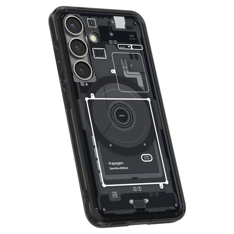 Spigen Ultra Hybrid Mag MagSafe - Etui do Samsung Galaxy S25 (Zero One Black)