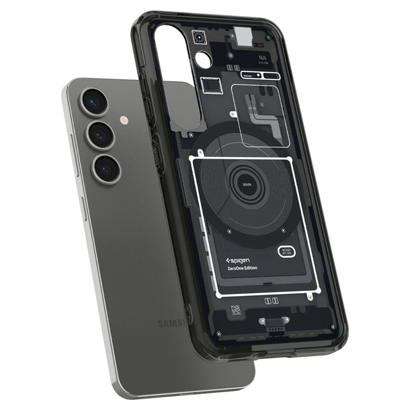 Spigen Ultra Hybrid Mag MagSafe - Etui do Samsung Galaxy S25 (Zero One Black)