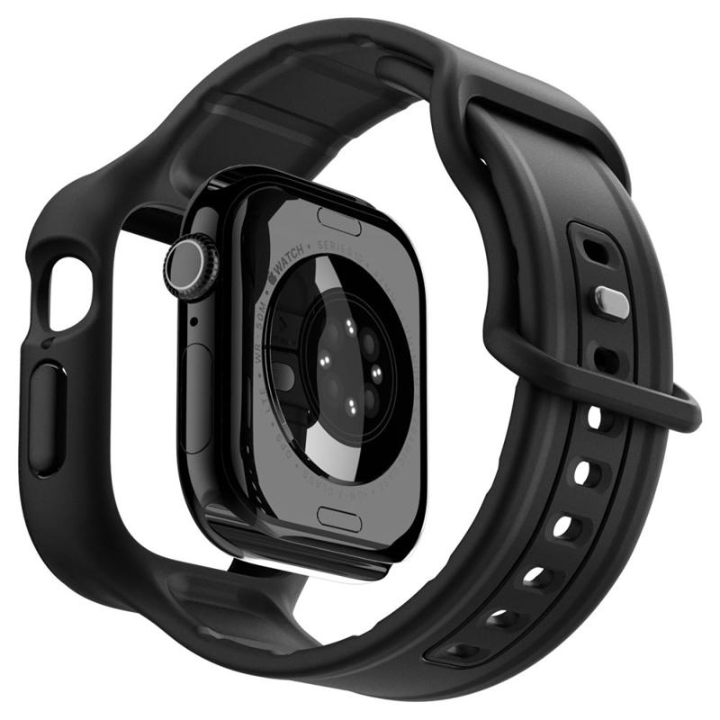 Spigen Vault Pro - Pasek z obudową do Apple Watch 10 46 mm (Matte Black)