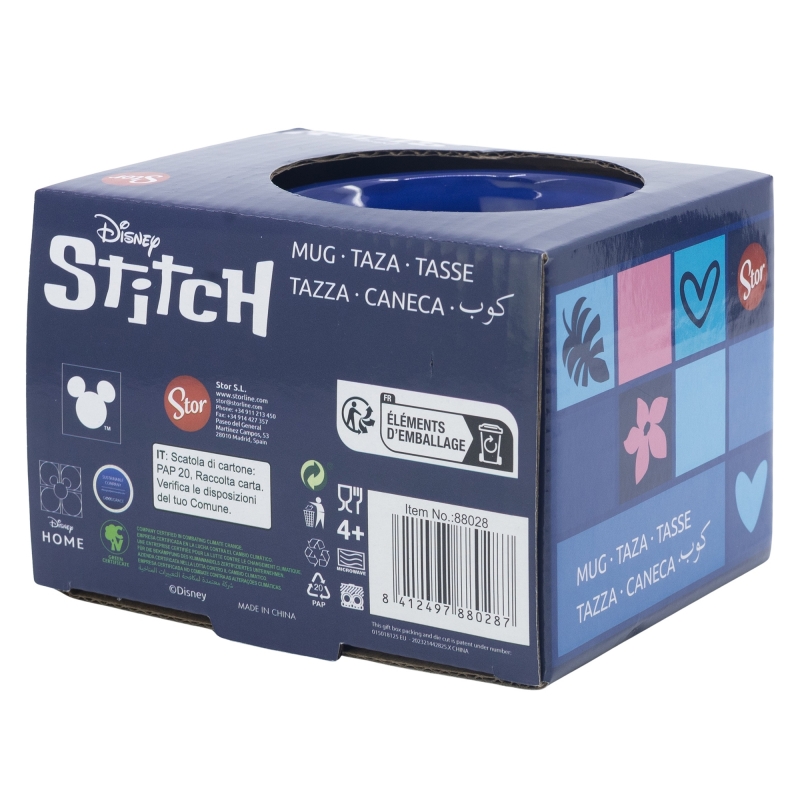 Disney Stitch - Kubek ceramiczny w pudełku prezentowym z kolekcji Stitch & Angel 355 ml