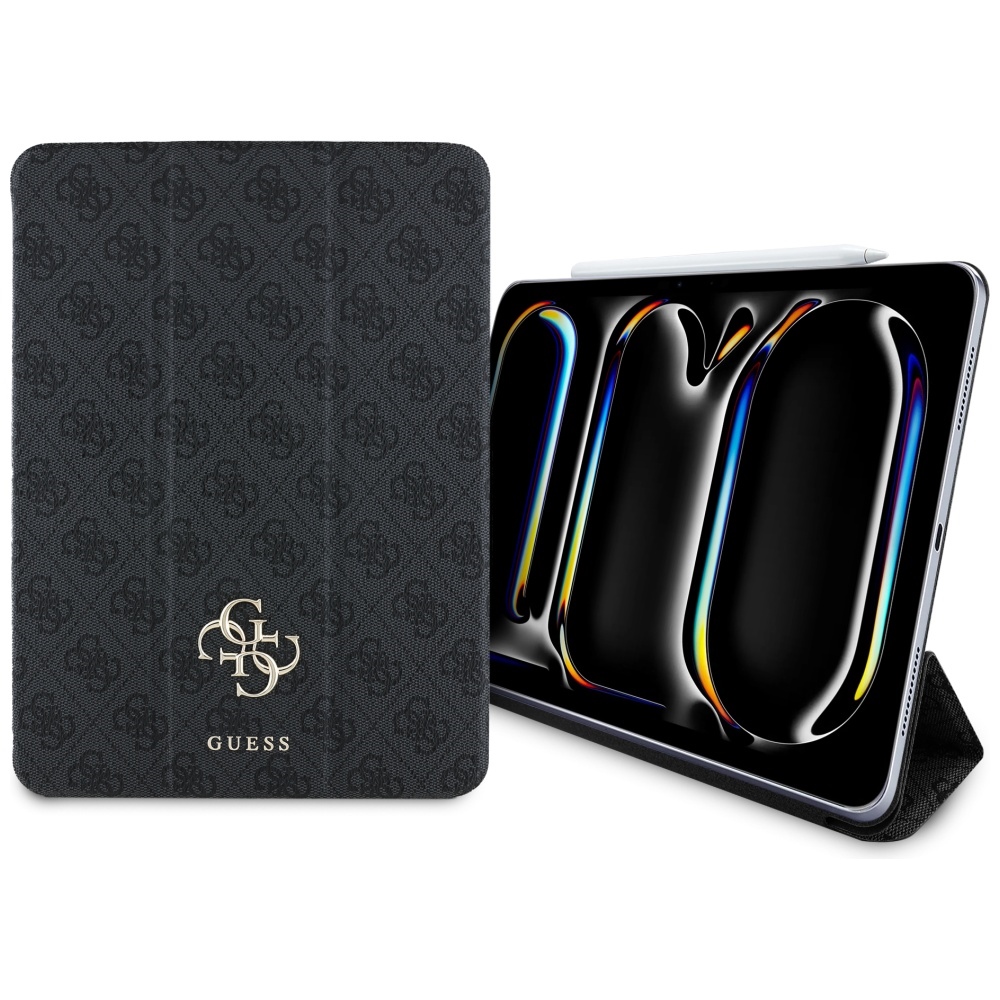 Guess Magnetic 4G Big Logo - Etui iPad Pro 11" M4 (2024) (czarny)