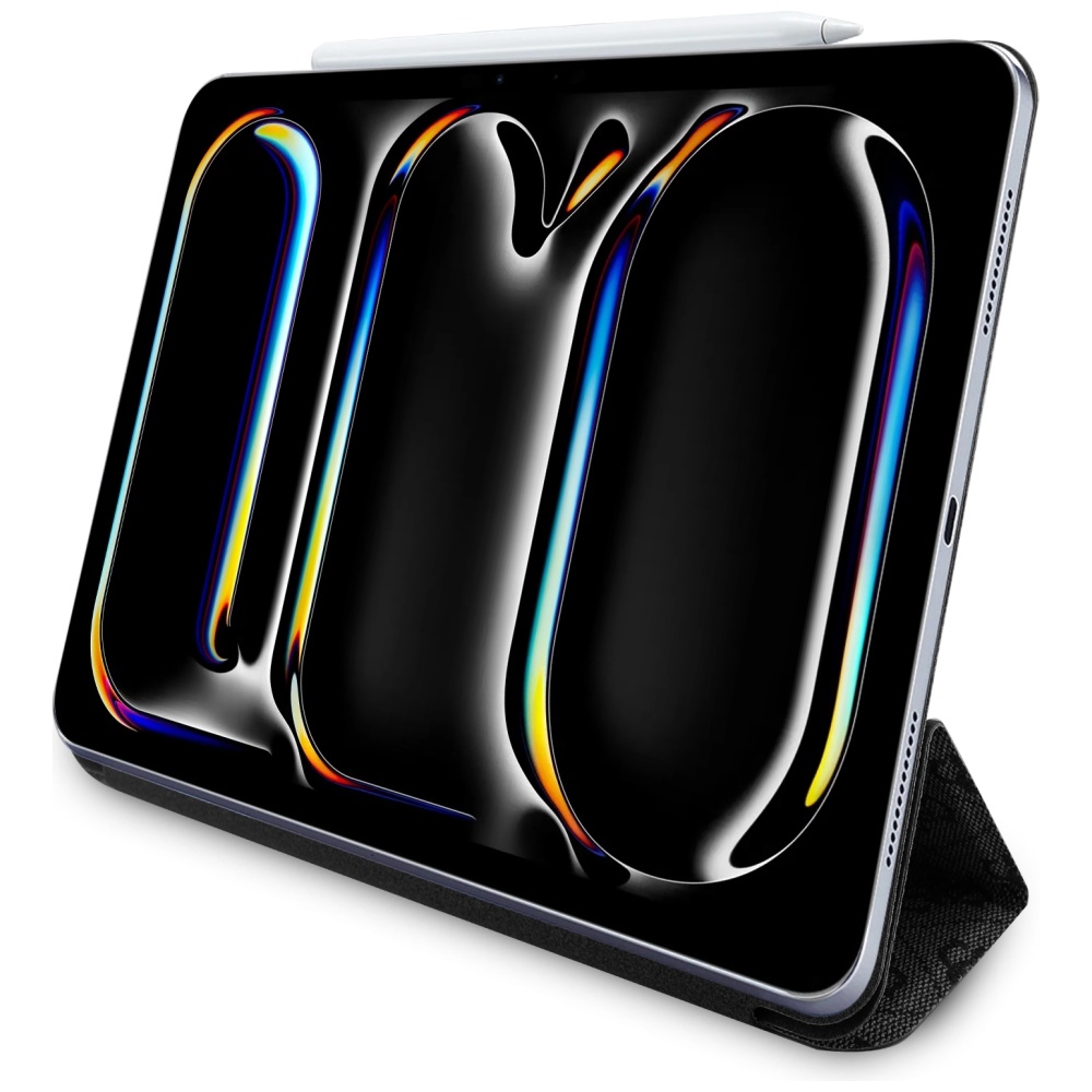 Guess Magnetic 4G Big Logo - Etui iPad Pro 11" M4 (2024) (czarny)