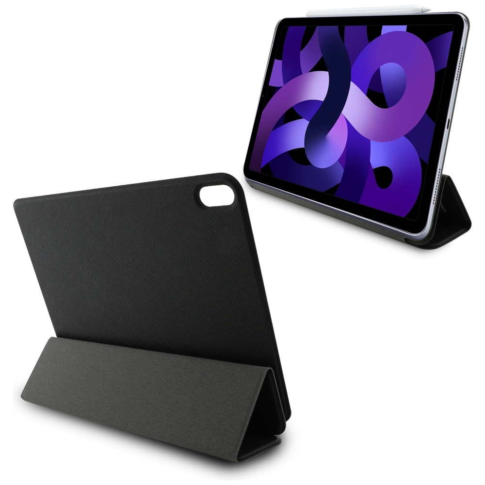 Karl Lagerfeld Book Cover Saffiano Magnetic Karl & Choupette - Etui iPad Air 11” M3 (2025) / iPad Air 11” M2 (2024) (czarny)