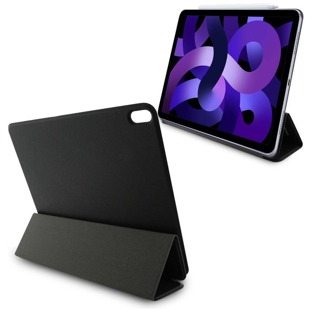 Karl Lagerfeld Book Cover Saffiano Magnetic Karl & Choupette - Etui iPad Air 13” M3 (2025) / iPad Air 13” M2 (2024) (czarny)