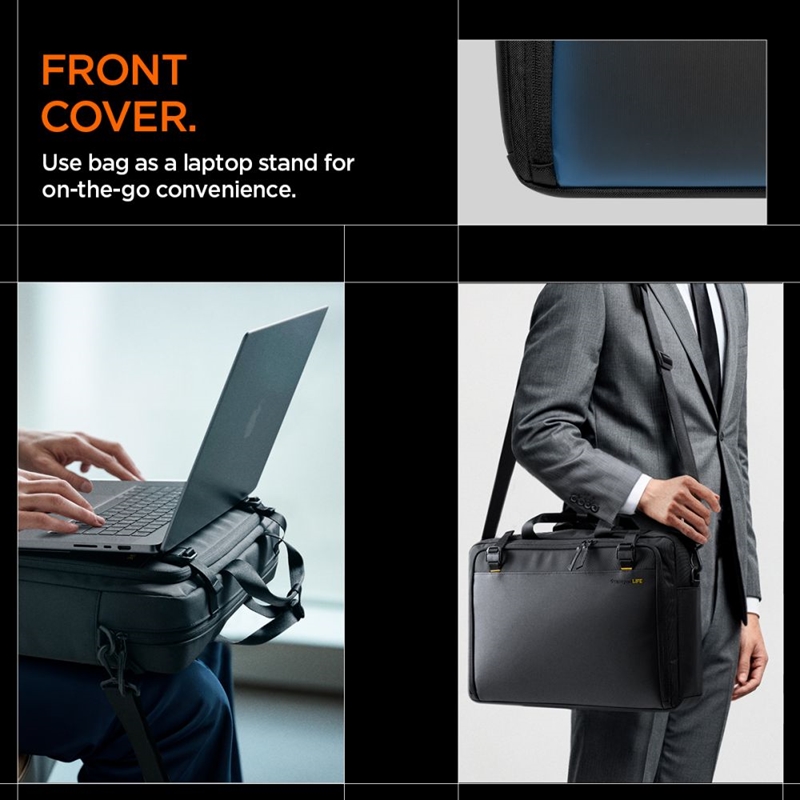 Spigen KD300 Klasden Laptop Bag - Torba na notebooka 16" (Czarny)