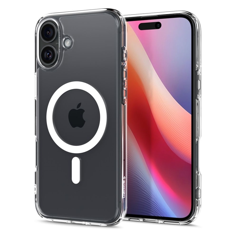 Spigen Ultra Hybrid Mag MagSafe - Etui do iPhone 16 (Biały)