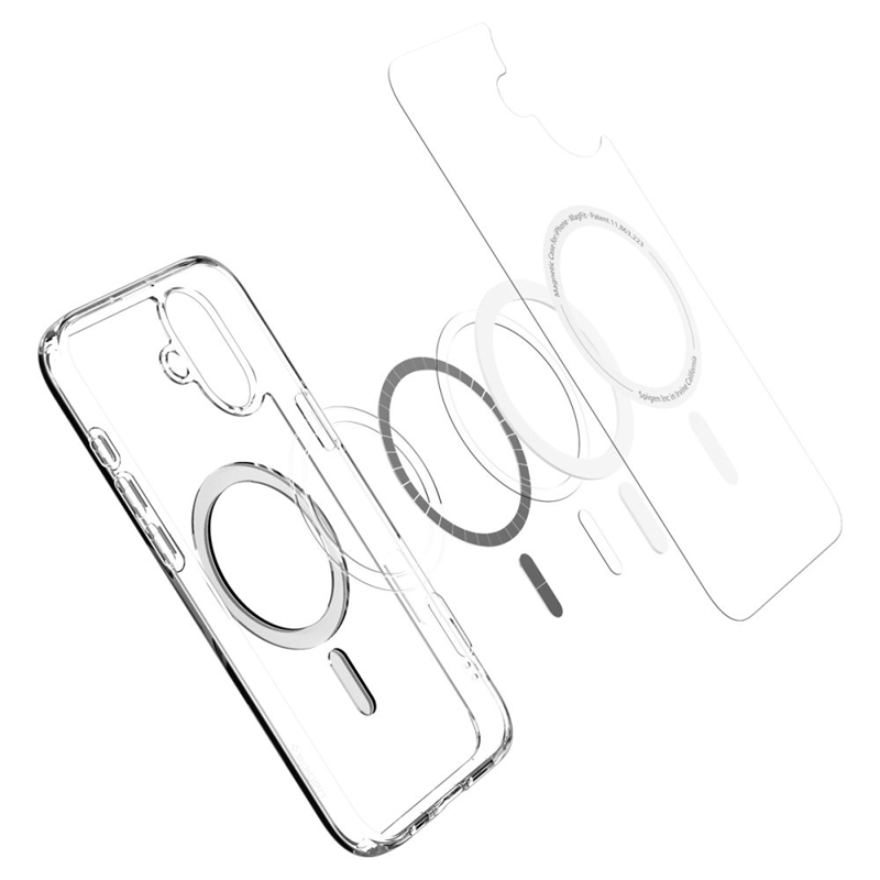 Spigen Ultra Hybrid Mag MagSafe - Etui do iPhone 16 (Biały)