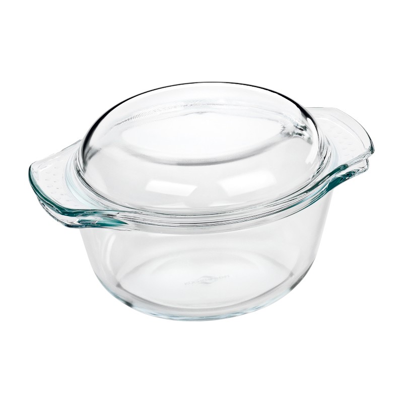Küchenprofi Elsass - Naczynie żaroodporne ze szkła borokrzemowego z pokrywką 1,4 l 18×11,5 cm