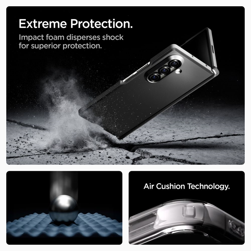 Spigen Tough Armor Pro Mag MagSafe - Etui do Samsung Galaxy Z Fold 7 (Black)