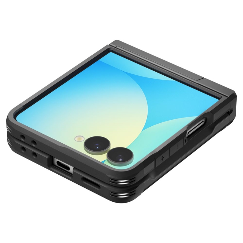 Spigen Tough Armor Pro Mag MagSafe - Etui do Samsung Galaxy Z Flip 7 (Black)