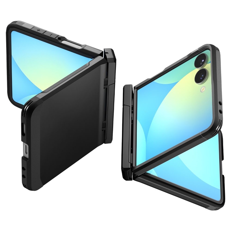 Spigen Tough Armor Pro Mag MagSafe - Etui do Samsung Galaxy Z Flip 7 (Black)