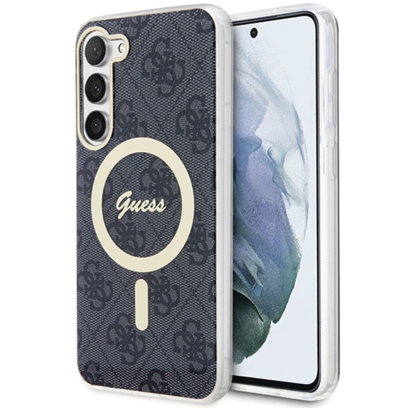 Guess 4G MagSafe - Etui Samsung Galaxy S23 (czarny)