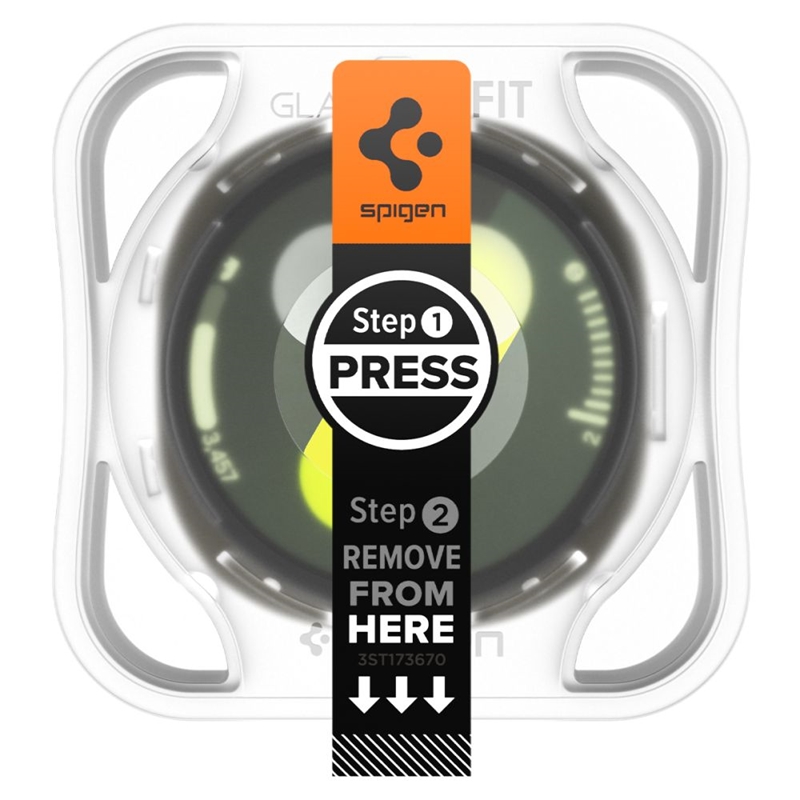 Spigen GLAS.TR EZ FIT 2-Pack - Szkło hartowane do Samsung Galaxy Watch 8 44 mm (2 szt)