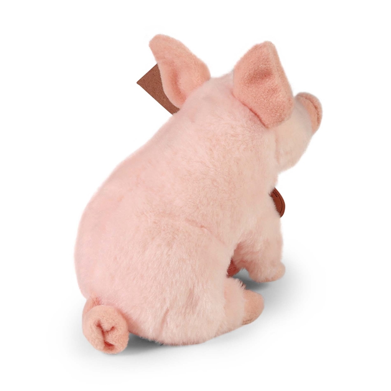 Rappa - Pluszowa realistyczna maskotka Świnka siedząca 18 cm Eco-Friendly