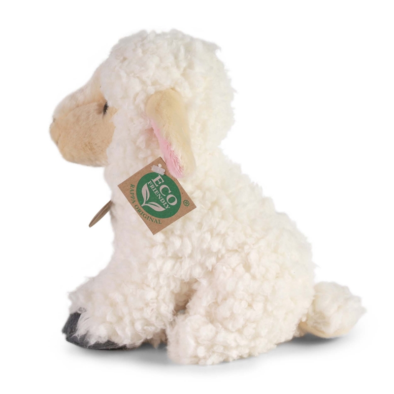 Rappa - Pluszowa realistyczna maskotka Owieczka siedząca 18 cm Eco-Friendly