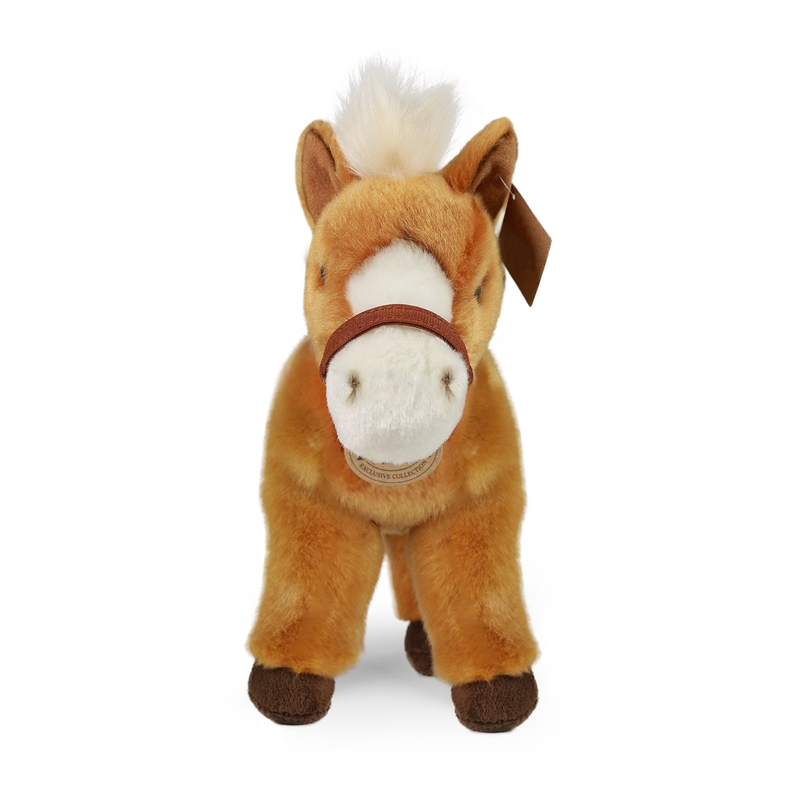 Rappa - Pluszowa realistyczna maskotka Konik brązowy 30 cm Eco-Friendly