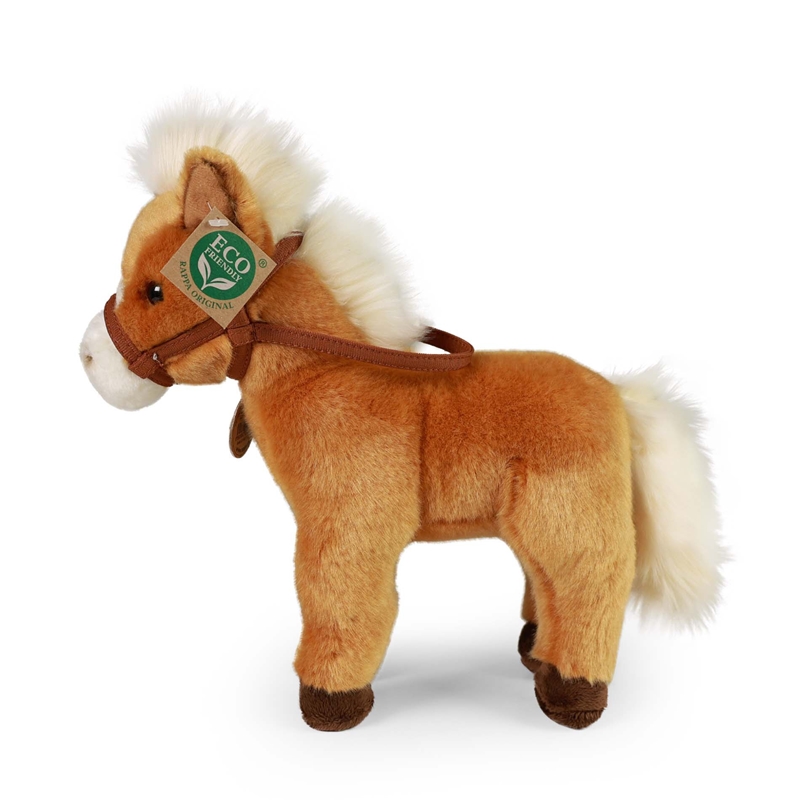 Rappa - Pluszowa realistyczna maskotka Konik brązowy 30 cm Eco-Friendly