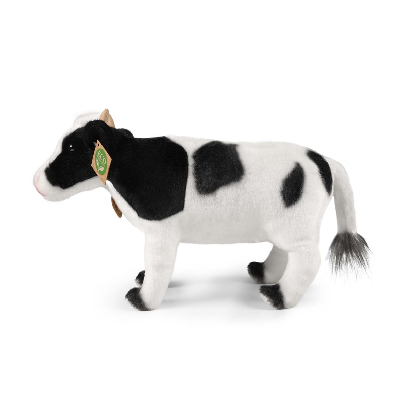 Rappa - Pluszowa realistyczna maskotka Krowa 35 cm Eco-Friendly
