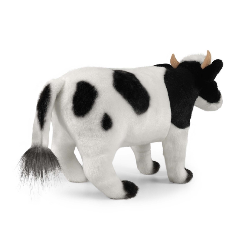 Rappa - Pluszowa realistyczna maskotka Krowa 35 cm Eco-Friendly