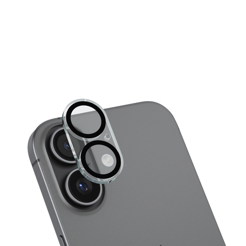Crong Lens Shield - Szkło na aparat i obiektyw iPhone 17