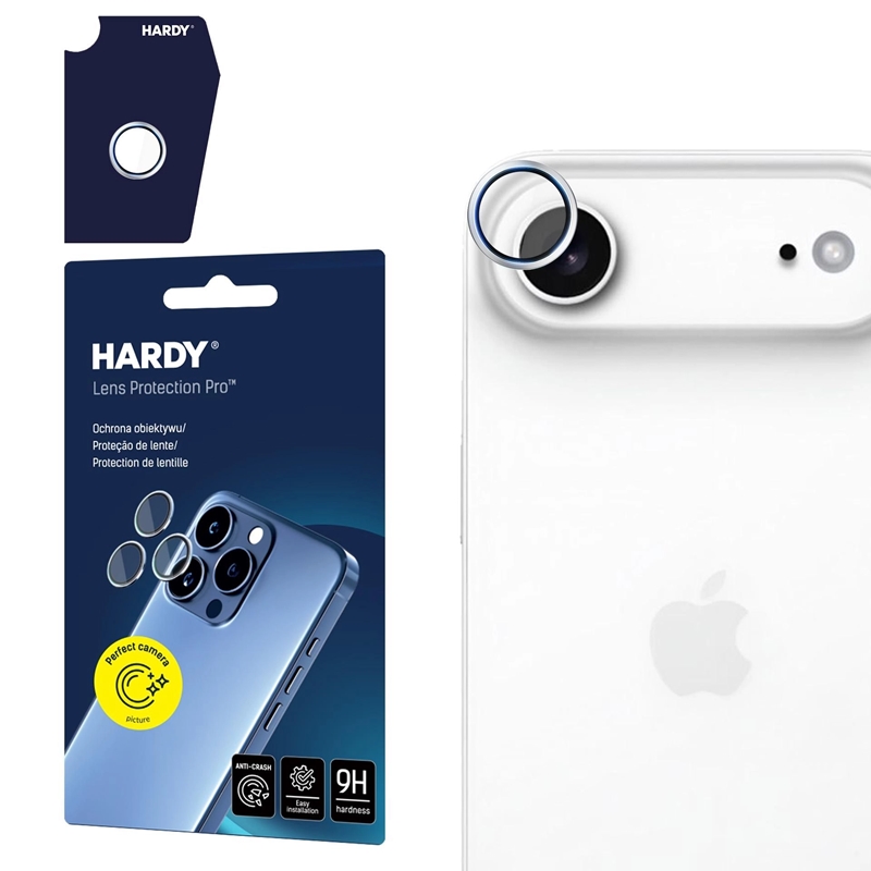 3mk HARDY Lens Protection Pro - Szkło na obiektyw aparatu iPhone 17 Air (Silver)