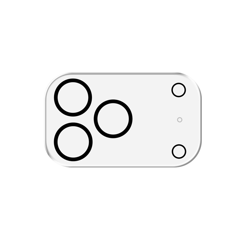 3mk Lens Pro Full Cover - Szkło na obiektyw aparatu iPhone 17 Pro
