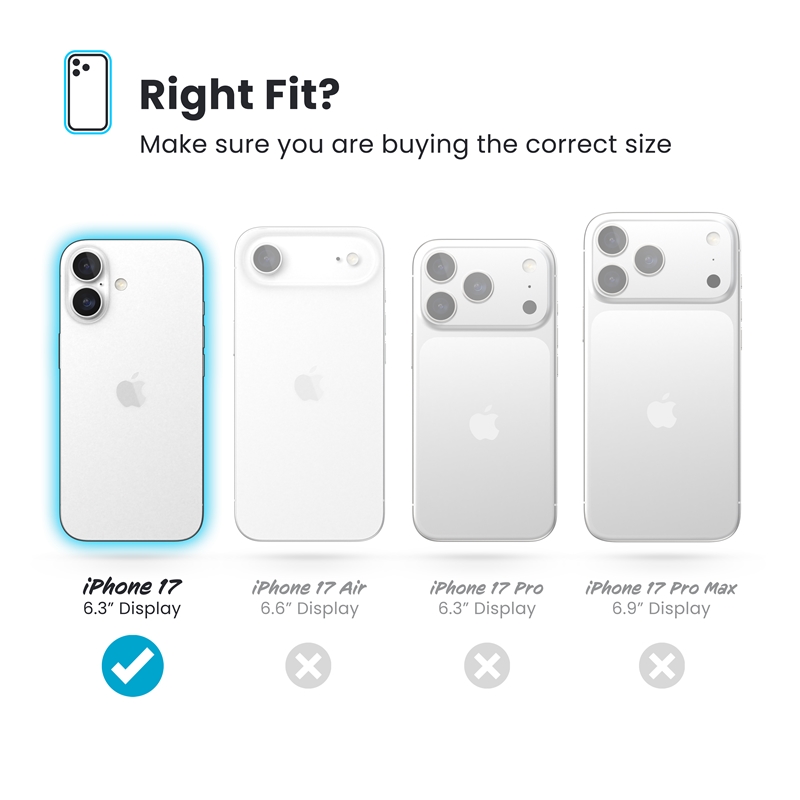 Speck Presidio Perfect Clear MagSafe - Etui iPhone 17 (Clear / Silver)