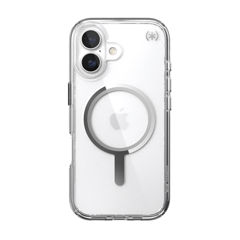 Speck Presidio Perfect Clear MagSafe - Etui iPhone 17 (Clear / Silver)