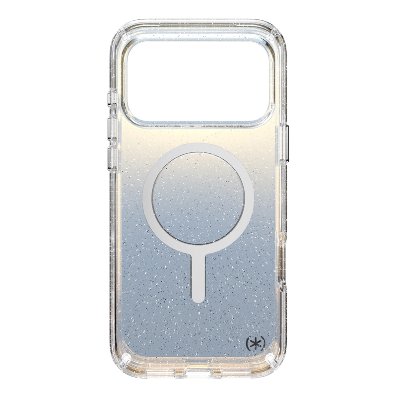 Speck Presidio Lux MagSafe - Etui iPhone 17 Pro Max (Hyper Mirror Glitter / Silver Metallic)
