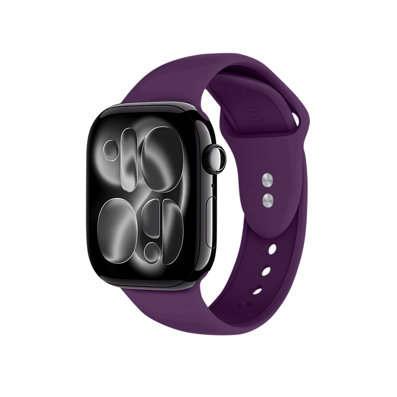 Crong Liquid - Pasek do Apple Watch 38/40/41/42 mm (śliwkowy)