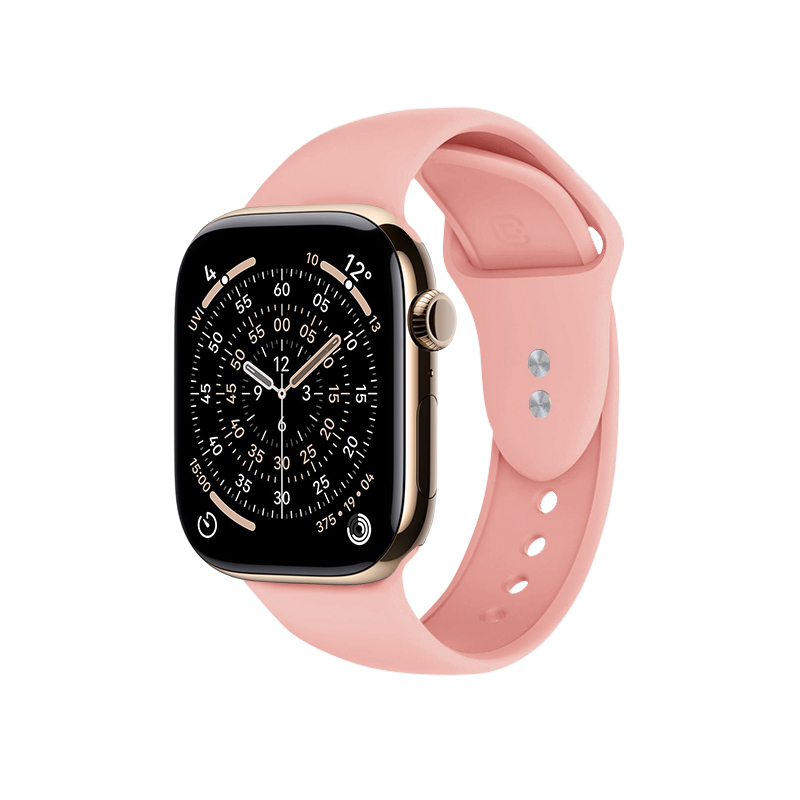 Crong Liquid - Pasek do Apple Watch 38/40/41/42mm (łososiowy)