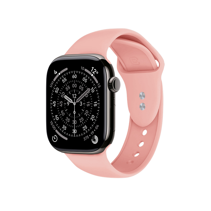 Crong Liquid - Pasek do Apple Watch 38/40/41/42mm (łososiowy)