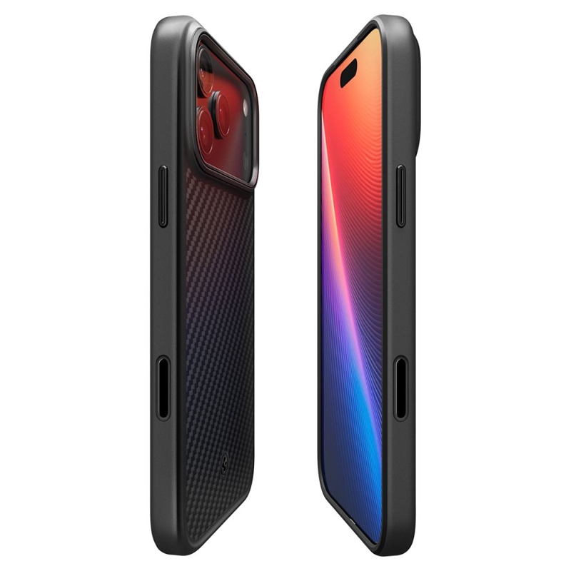 Spigen Enzo Aramid T Mag MagSafe - Etui do iPhone 17 Pro (Black)