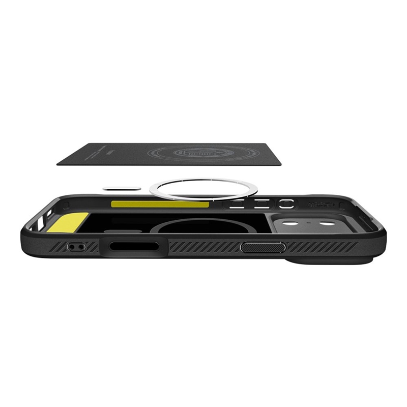 Spigen Rugged Armor Mag MagSafe - Etui do iPhone 17 Pro Max (Matte Black)
