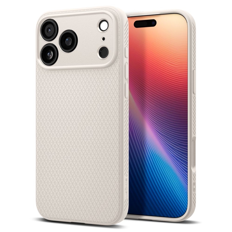Spigen Liquid Air - Etui do iPhone 17 Pro Max (Natural Titanium)