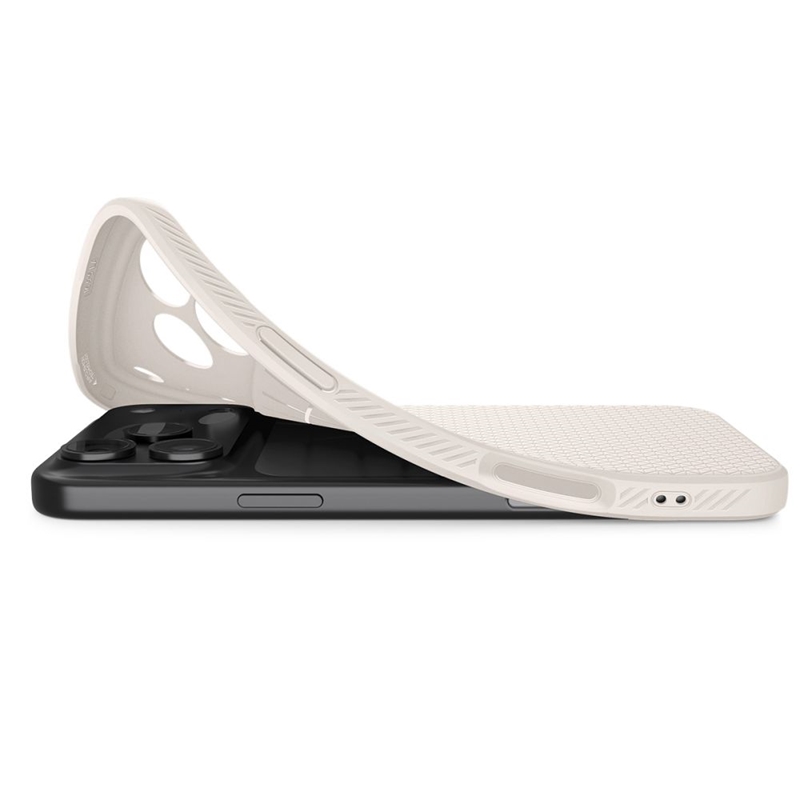 Spigen Liquid Air - Etui do iPhone 17 Pro Max (Natural Titanium)