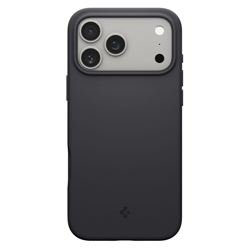 Spigen Silicone Fit Mag MagSafe - Etui do iPhone 17 Pro Max (Black)