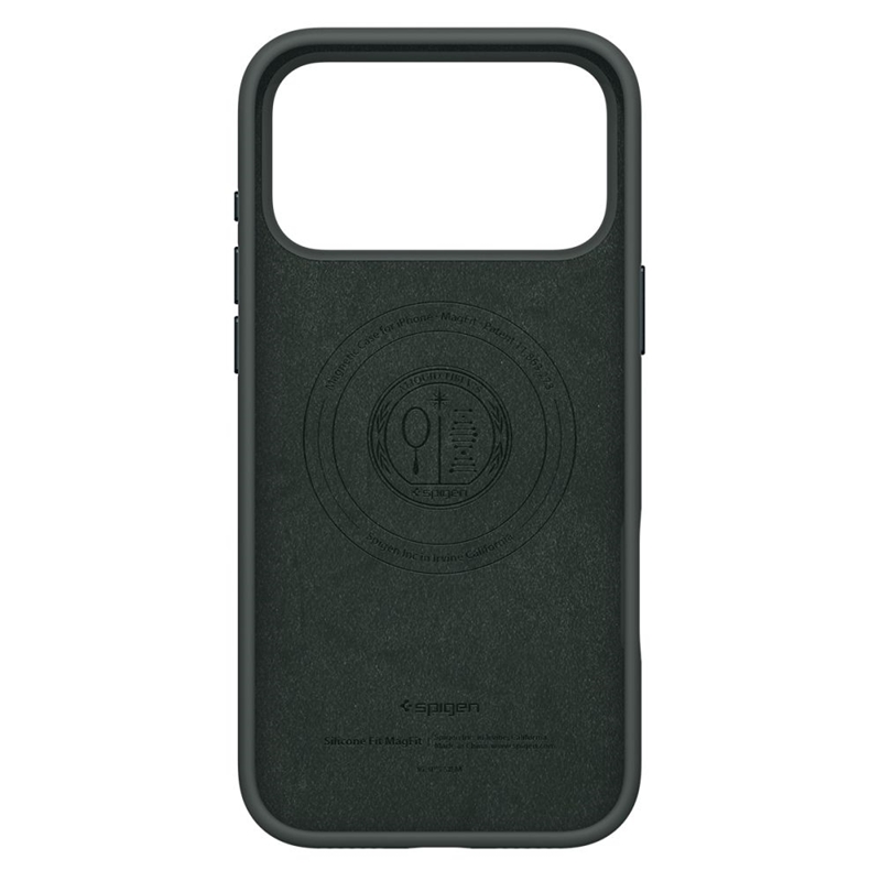 Spigen Silicone Fit Mag MagSafe - Etui do iPhone 17 Pro Max (Abyss Green)
